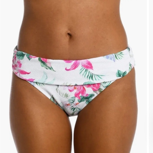 La Blanca Other - La Blanca women’s Mystic Shirred Hipster Bikini swim Bottoms NWT